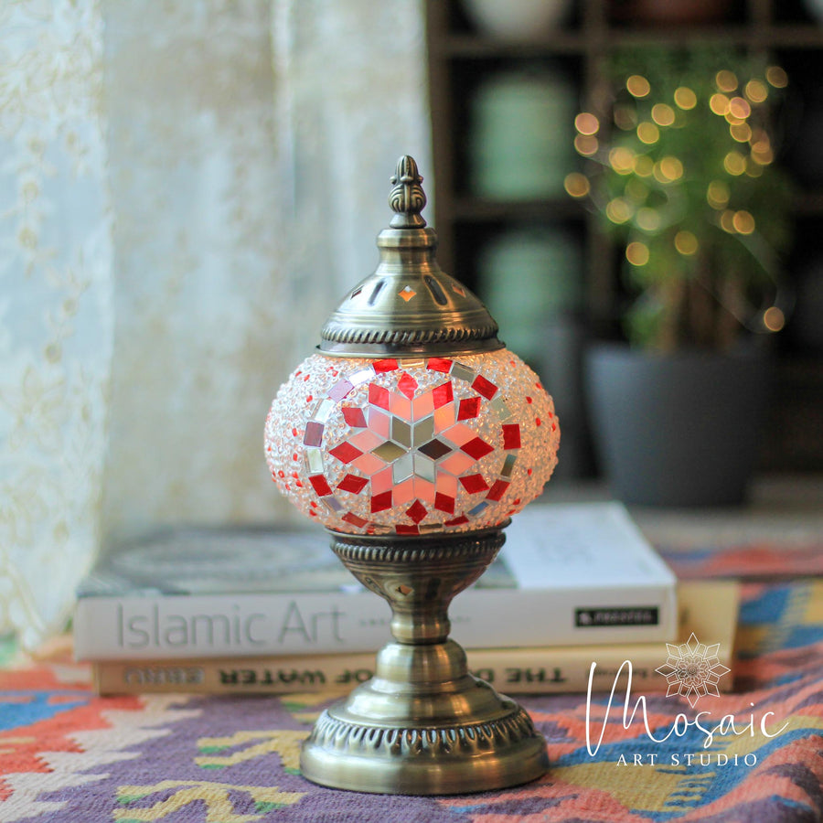 "ROSE GARDEN" Turkish Mosaic Lamp DIY Kit 土耳其馬賽克燈DIY套裝 - Mosaic Art Studio HK