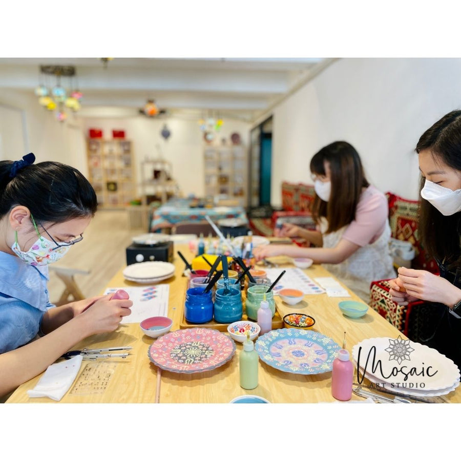 Turkish Ceramic Painting Workshop土耳其陶瓷繪畫工作坊 - Mosaic Art Studio HK