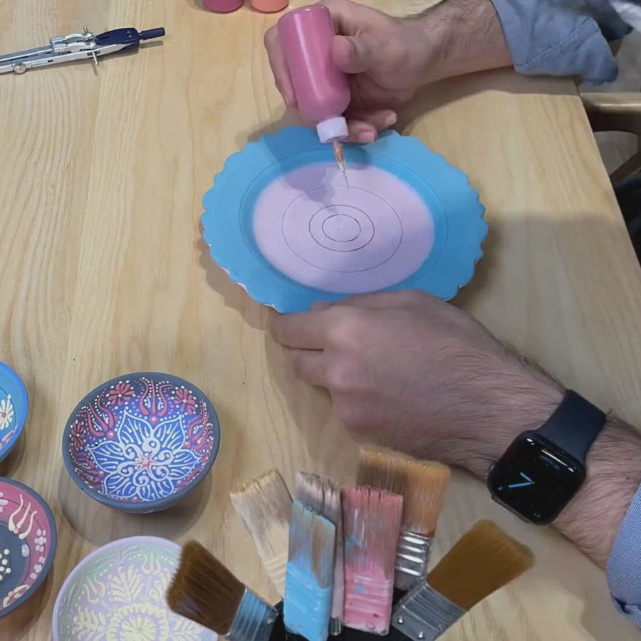 Turkish Ceramic Painting Workshop土耳其陶瓷繪畫工作坊"Basic Course"