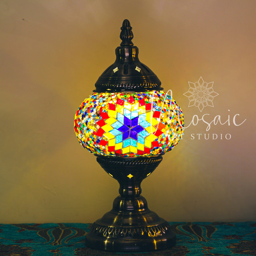Handmade Turkish Mosaic Lamp Design 7 - Mosaic Art Studio HK Table Lamp 檯燈