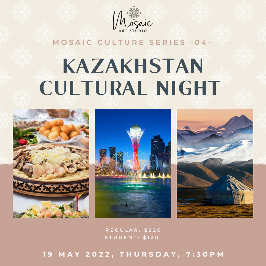 Kazakhstan Cultural Night - Mosaic Art Studio HK
